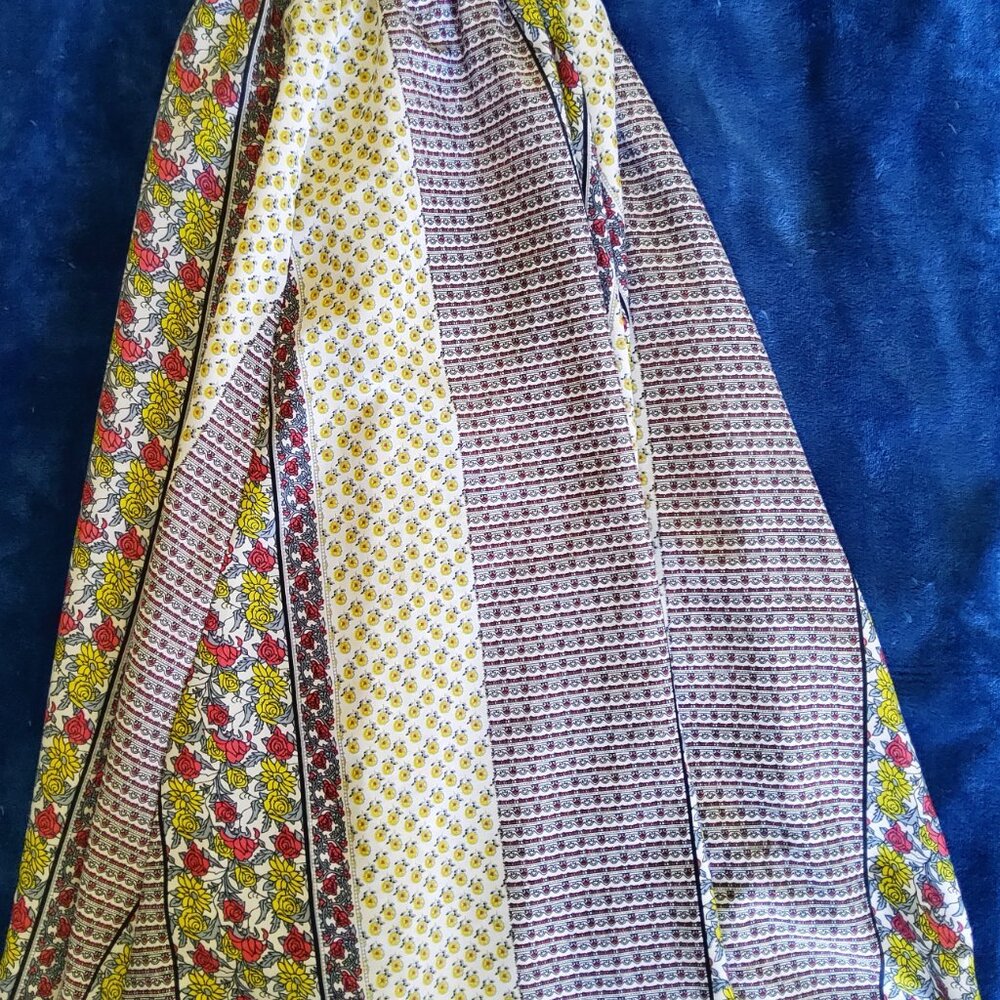 Cottagecore Smocked Waist Skirt size Medium EUC - Picture 5 of 10